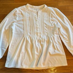 Lands” End White Shirt Size M